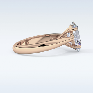 Stunning 3.09 CT Solitaire Engagement Ring Featuring Oval Moissanite