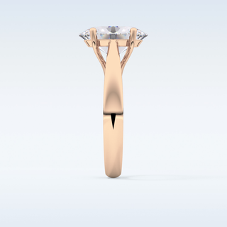 Stunning 3.09 CT Solitaire Engagement Ring Featuring Oval Moissanite