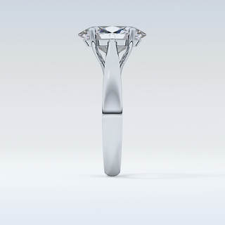 Stunning 3.09 CT Solitaire Engagement Ring Featuring Oval Moissanite