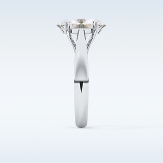 Stunning 3.09 CT Solitaire Engagement Ring Featuring Oval Moissanite