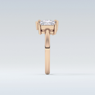 Stunning 2.38 CT Two Stone Engagement Ring Featuring Pear & Princess Moissanite