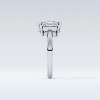 Stunning 2.38 CT Two Stone Engagement Ring Featuring Pear & Princess Moissanite