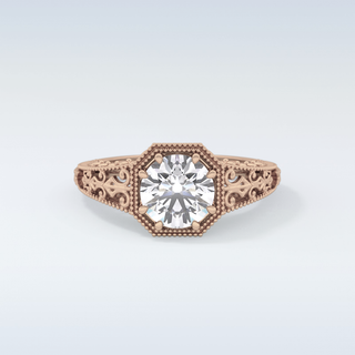 Stunning 1.92 CT Solitaire Engagement Ring Featuring Round Moissanite