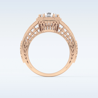 Stunning 1.92 CT Solitaire Engagement Ring Featuring Round Moissanite