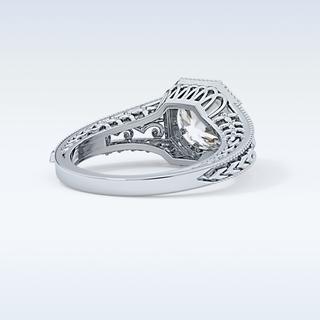 Stunning 1.92 CT Solitaire Engagement Ring Featuring Round Moissanite