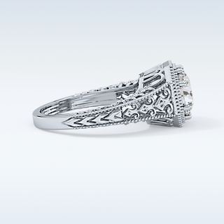 Stunning 1.92 CT Solitaire Engagement Ring Featuring Round Moissanite