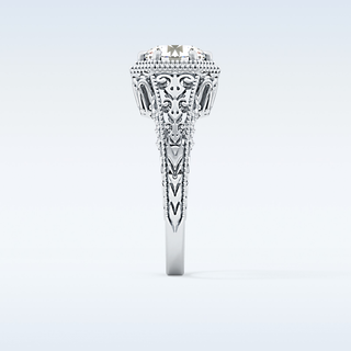 Stunning 1.92 CT Solitaire Engagement Ring Featuring Round Moissanite