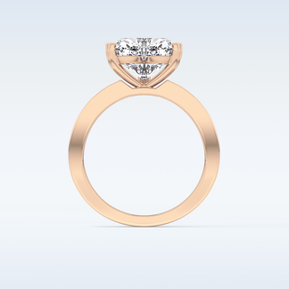 3.03 CT Pave Engagement Ring Featuring Heart Moissanite