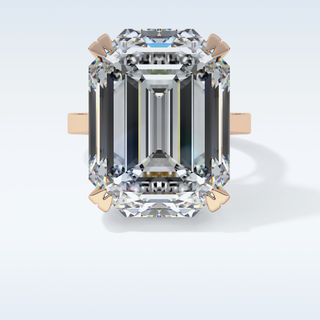 1.29 CT Solitaire Engagement Ring Featuring Emerald Moissanite 17