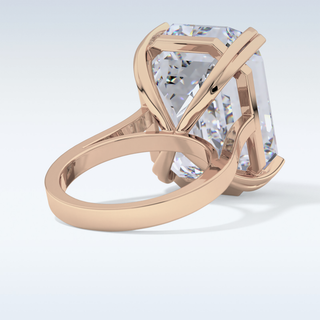1.29 CT Solitaire Engagement Ring Featuring Emerald Moissanite 18