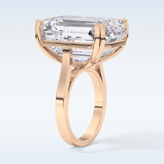 1.29 CT Solitaire Engagement Ring Featuring Emerald Moissanite 21