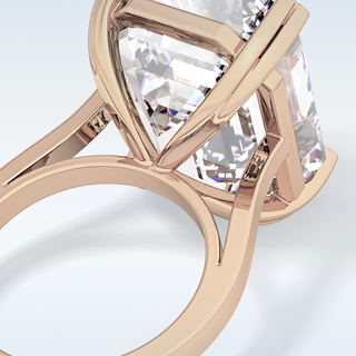 1.29 CT Solitaire Engagement Ring Featuring Emerald Moissanite 22
