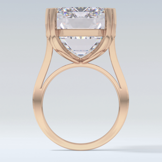 1.29 CT Solitaire Engagement Ring Featuring Emerald Moissanite 24