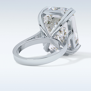 1.29 CT Solitaire Engagement Ring Featuring Emerald Moissanite 2