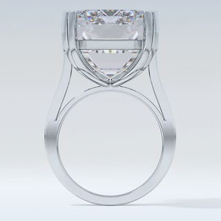1.29 CT Solitaire Engagement Ring Featuring Emerald Moissanite 8
