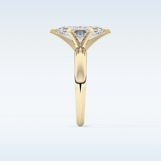 Stunning 1.79 CT Solitaire Engagement Ring Featuring Marquise Moissanite