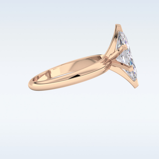 Stunning 1.79 CT Solitaire Engagement Ring Featuring Marquise Moissanite