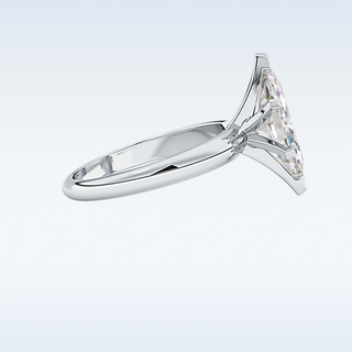 Stunning 1.79 CT Solitaire Engagement Ring Featuring Marquise Moissanite