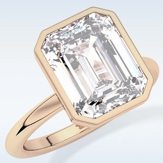 Beautiful 3.71 CT Solitaire Engagement Ring Featuring Emerald Moissanite