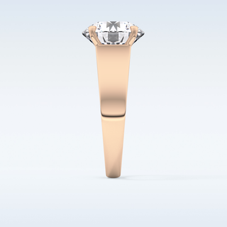 Beautiful 4.76 CT Solitaire Engagement Ring Featuring Round Moissanite