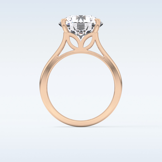 Beautiful 4.76 CT Solitaire Engagement Ring Featuring Round Moissanite