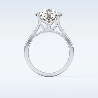 Beautiful 4.76 CT Solitaire Engagement Ring Featuring Round Moissanite