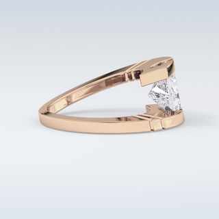 Stunning 2.07 CT Solitaire Engagement Ring Featuring Princess Moissanite
