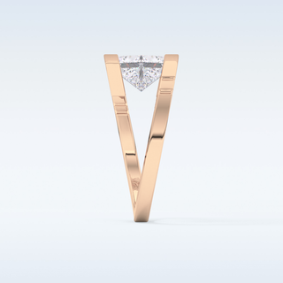 Stunning 2.07 CT Solitaire Engagement Ring Featuring Princess Moissanite