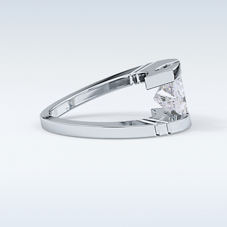 Stunning 2.07 CT Solitaire Engagement Ring Featuring Princess Moissanite