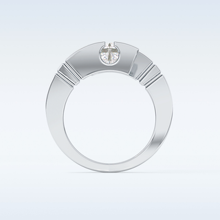 Stunning 2.07 CT Solitaire Engagement Ring Featuring Princess Moissanite