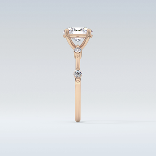 1.0 CT Dainty Engagement Ring Featuring Oval Moissanite