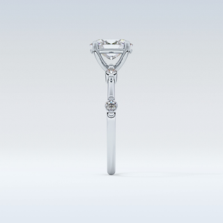 1.0 CT Dainty Engagement Ring Featuring Oval Moissanite