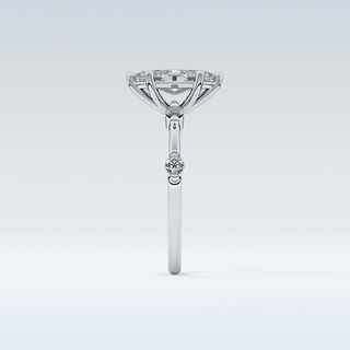 0.82 CT Dainty Engagement Ring Featuring Marquise Moissanite