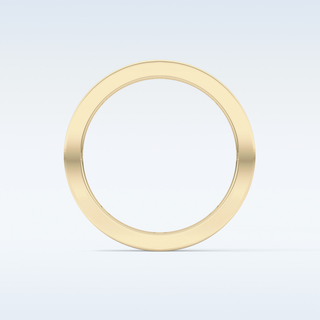Beautiful Dainty Wedding Band with 0.59 CT Round Cut Moissanite