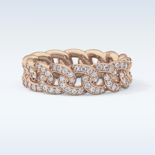 Beautiful Full Eternity Wedding Band with 1.15 CT Round Cut Moissanite