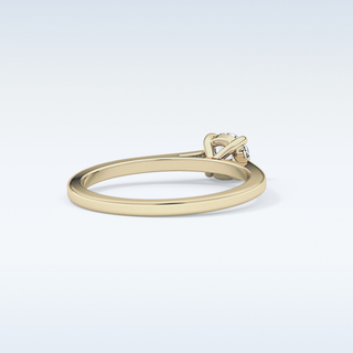 Stunning 0.47 CT Solitaire Engagement Ring Featuring Round Moissanite