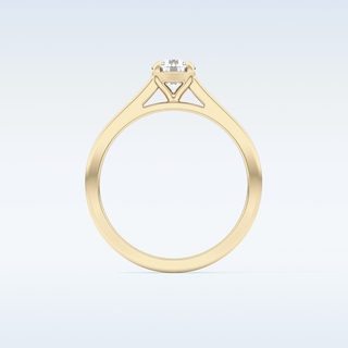 Stunning 0.47 CT Solitaire Engagement Ring Featuring Round Moissanite