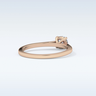 Stunning 0.47 CT Solitaire Engagement Ring Featuring Round Moissanite
