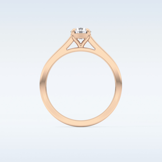 Stunning 0.47 CT Solitaire Engagement Ring Featuring Round Moissanite