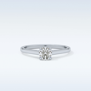Stunning 0.47 CT Solitaire Engagement Ring Featuring Round Moissanite