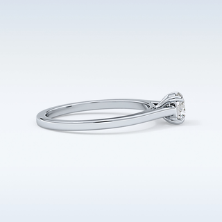 Stunning 0.47 CT Solitaire Engagement Ring Featuring Round Moissanite