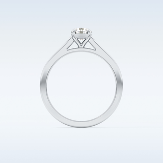 Stunning 0.47 CT Solitaire Engagement Ring Featuring Round Moissanite