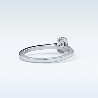 Stunning 0.36 CT Solitaire Engagement Ring Featuring Oval Moissanite