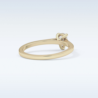 Stunning 0.35 CT Solitaire Engagement Ring Featuring Pear Moissanite