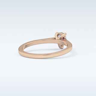 Stunning 0.35 CT Solitaire Engagement Ring Featuring Pear Moissanite