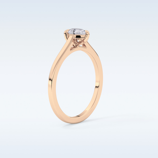 Stunning 0.35 CT Solitaire Engagement Ring Featuring Pear Moissanite