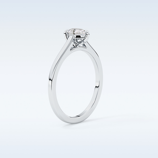 Stunning 0.35 CT Solitaire Engagement Ring Featuring Pear Moissanite