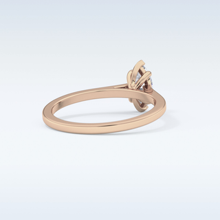 Stunning 0.42 CT Solitaire Engagement Ring Featuring Marquise Moissanite