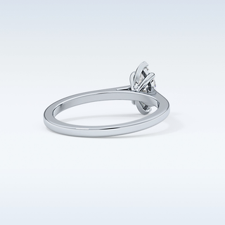 Stunning 0.42 CT Solitaire Engagement Ring Featuring Marquise Moissanite