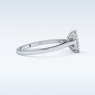 Stunning 0.42 CT Solitaire Engagement Ring Featuring Marquise Moissanite
